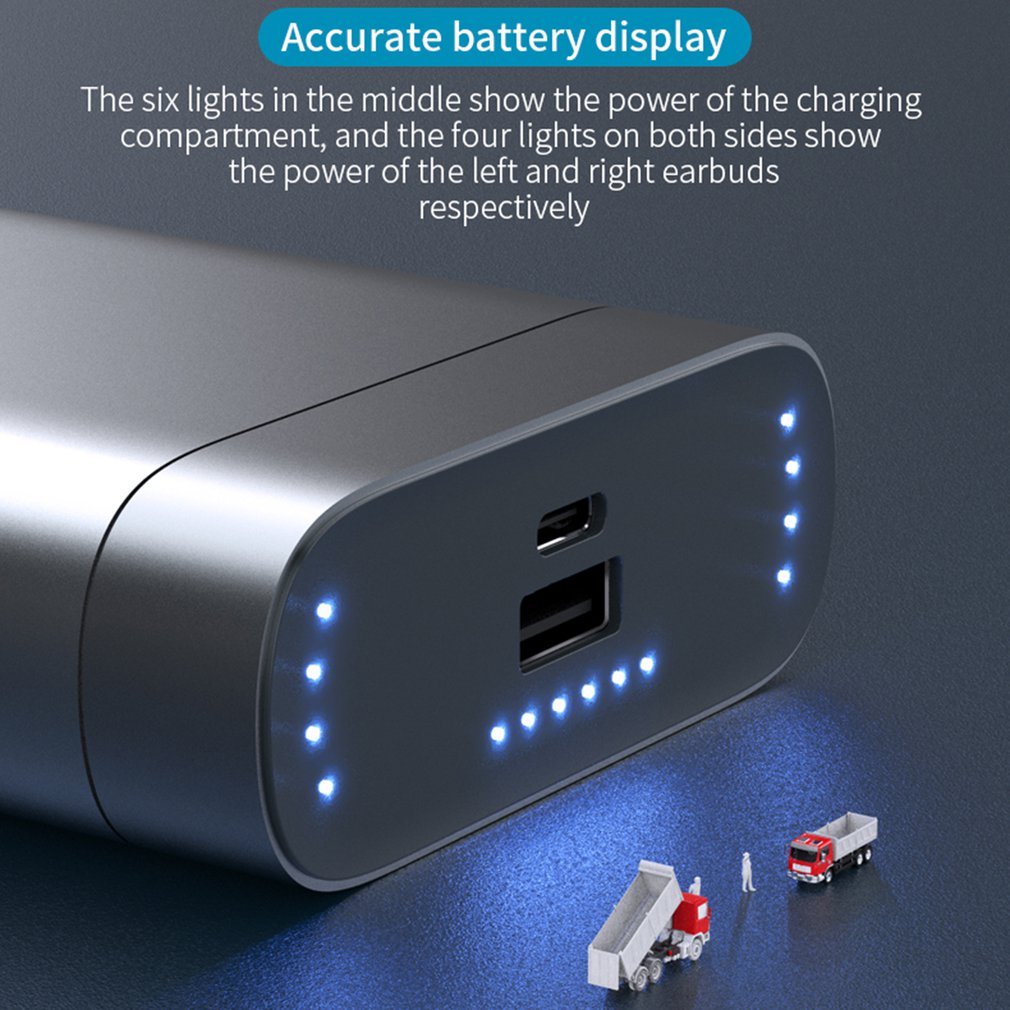 T6 TWS Wireless Bluetooth 5.0 Sports Earphone Earbuds Waterproof Stereo Music Calling Headset with Touch Control Charging Case T6 TWS Wireless Bluetooth 5.0 Sports Earphone Earbuds Waterproof Stereo Music Calling Headset with Touch Control Charging Case